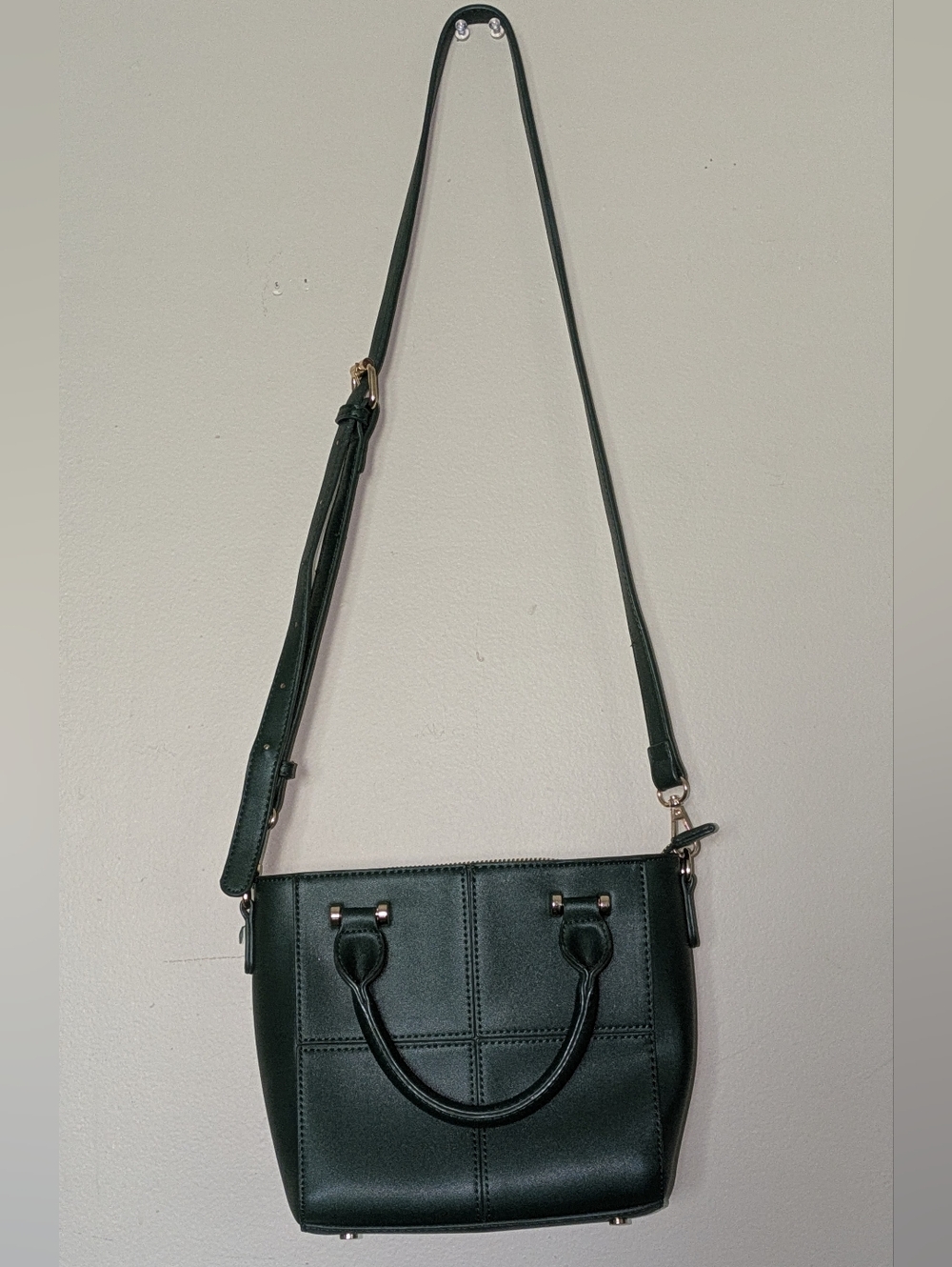 🔥SALE🔥Madison West Classic Dark Green Crossbody Tote Bag